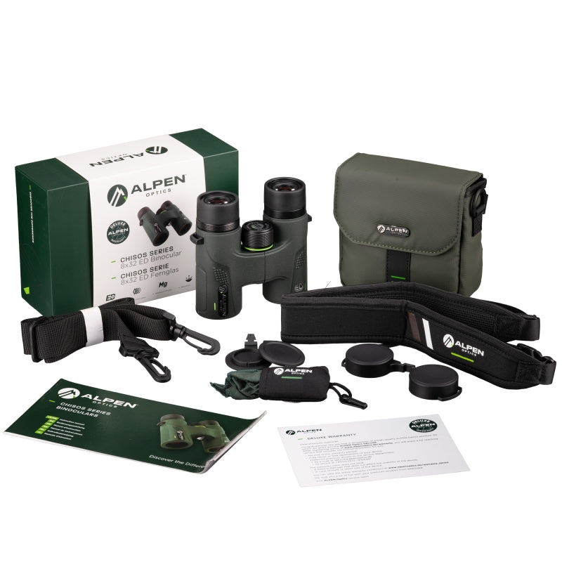 ALPEN OPTICS Chisos 8x32 ED Prismáticos con revestimiento PXA