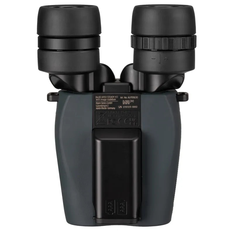 ALPEN OPTICS Apex Steady HD 16x30 Prismáticos con estabilizador de imagen