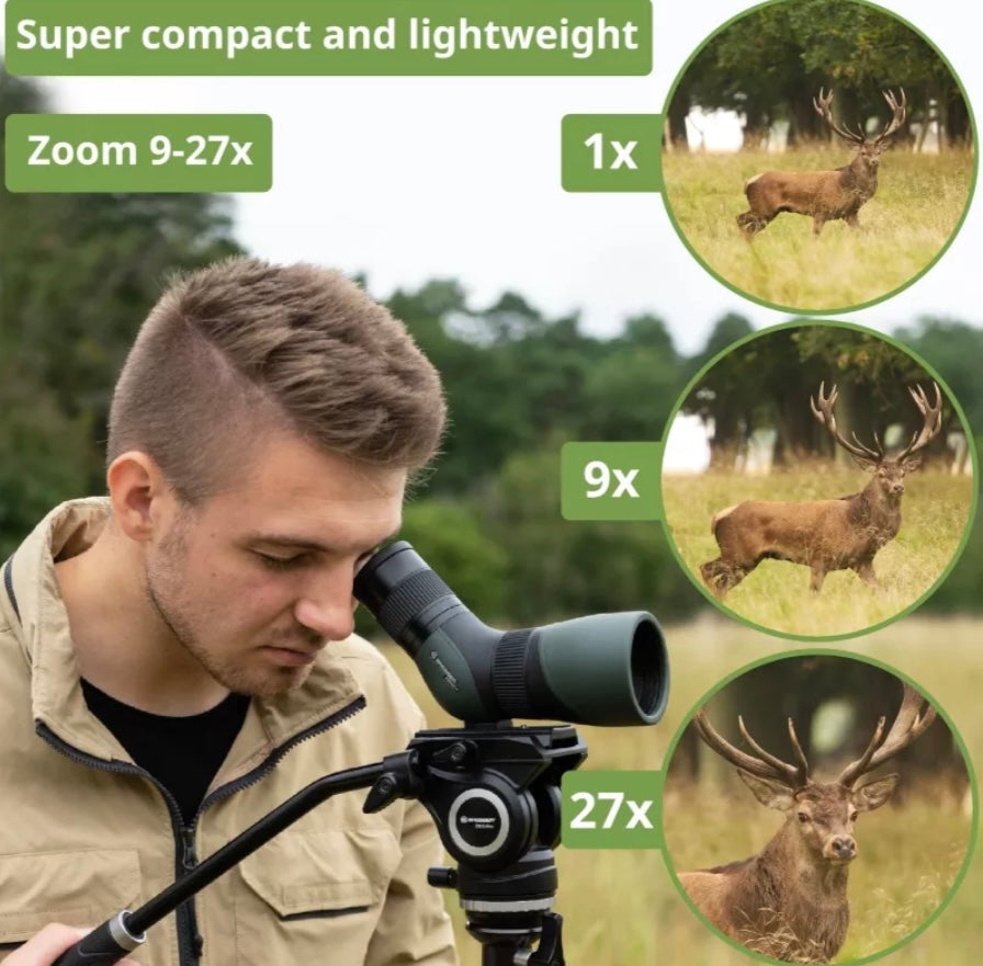 BRESSER Pirsch 9-27x56 Telescopio localizador Gen. II con tubo de enfoque