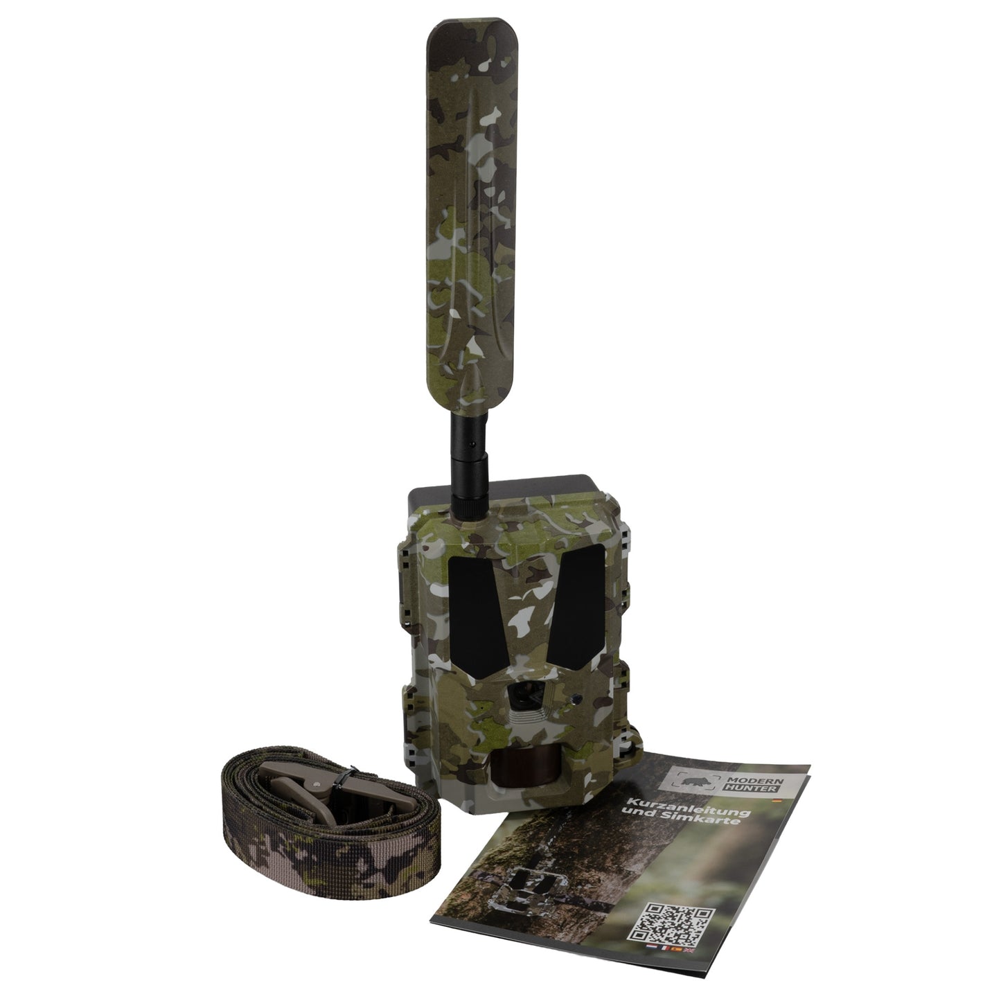 MODERNHUNTER Hunter 4G Mini LTE-SIM cámara de fototrampeo, campo de visión de 60°, IR 940 nm